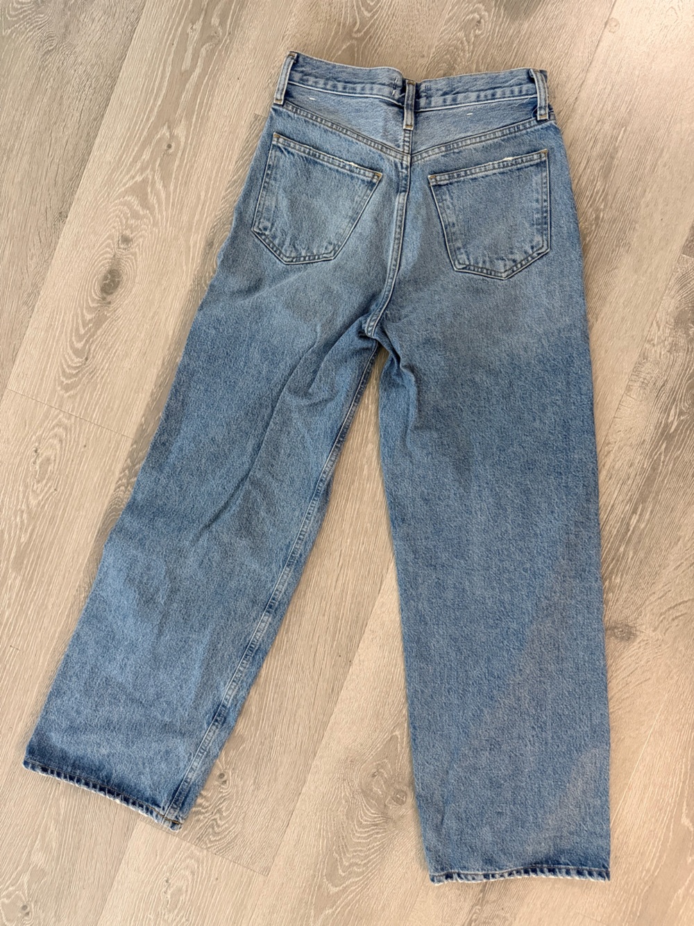 AGOLDE low slung baggy jeans in LIBERTINE- size 23 - Picture 8 of 9